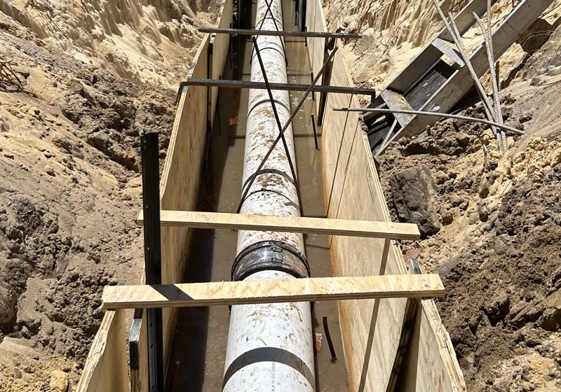 Concrete Sewer Encasement Concrete Sewer Encasement