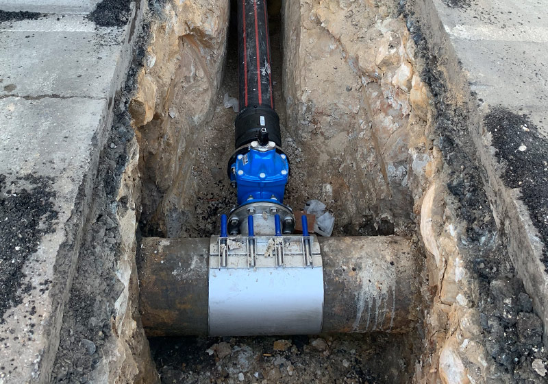 New water service connections