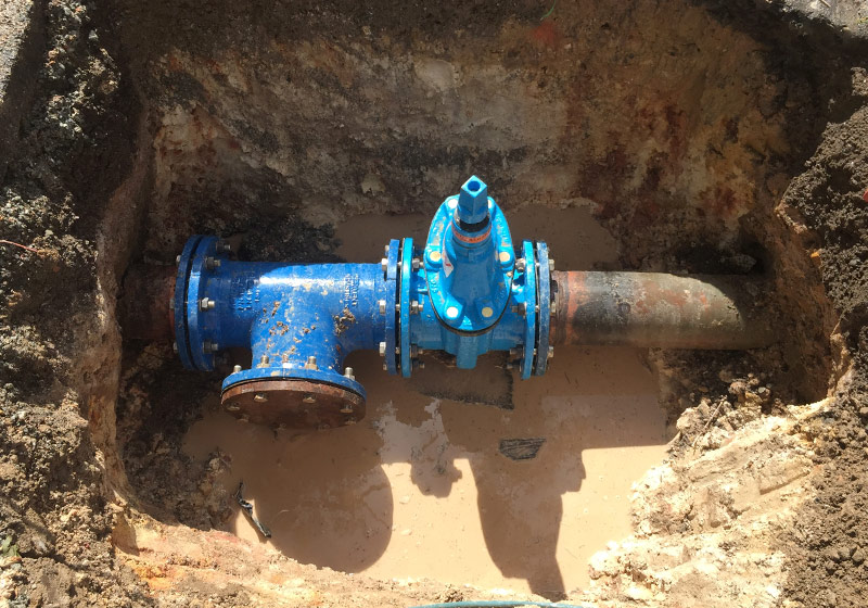 New water service connections